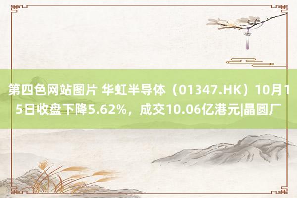 第四色网站图片 华虹半导体（01347.HK）10月15日收盘下降5.62%，成交10.06亿港元|晶圆厂